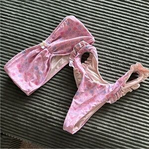 Blackbough Pink Floral Bikini Set. Size medium